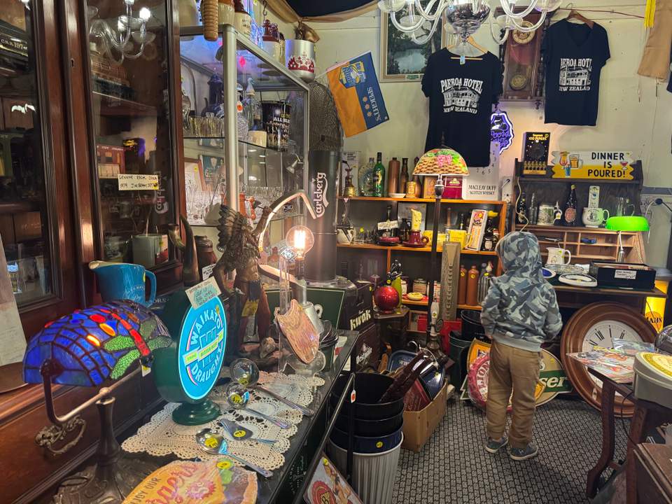 What a fun shop to look around in! I was surprised the prices aren’t as high as some antique stores either.