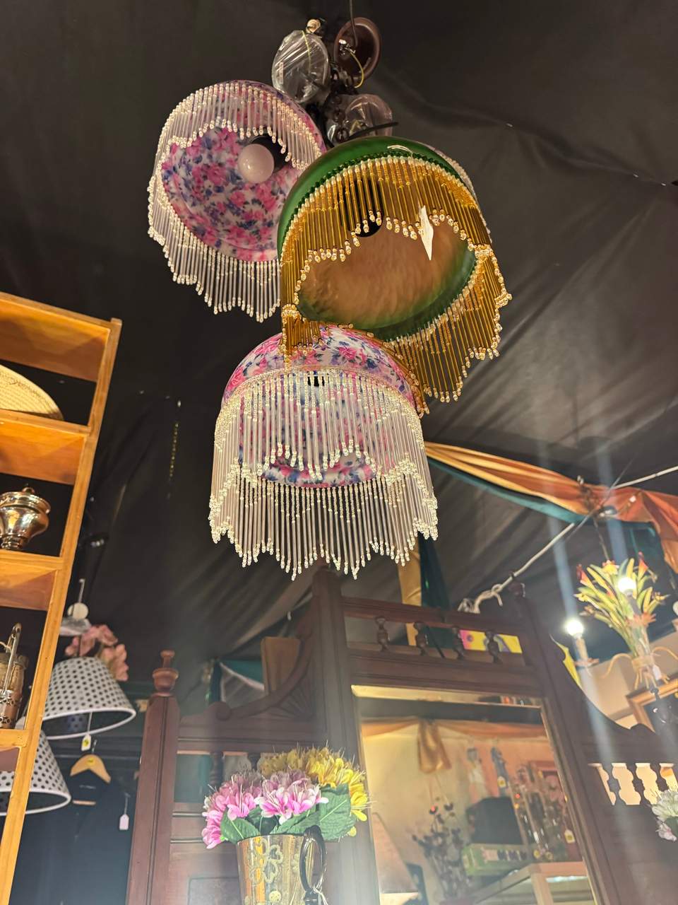 What a fun shop to look around in! I was surprised the prices aren’t as high as some antique stores either.