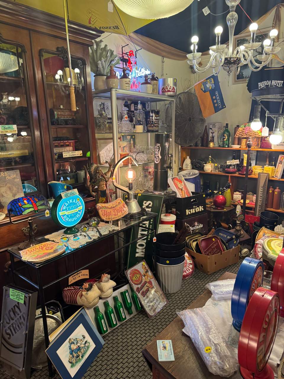 What a fun shop to look around in! I was surprised the prices aren’t as high as some antique stores either.
