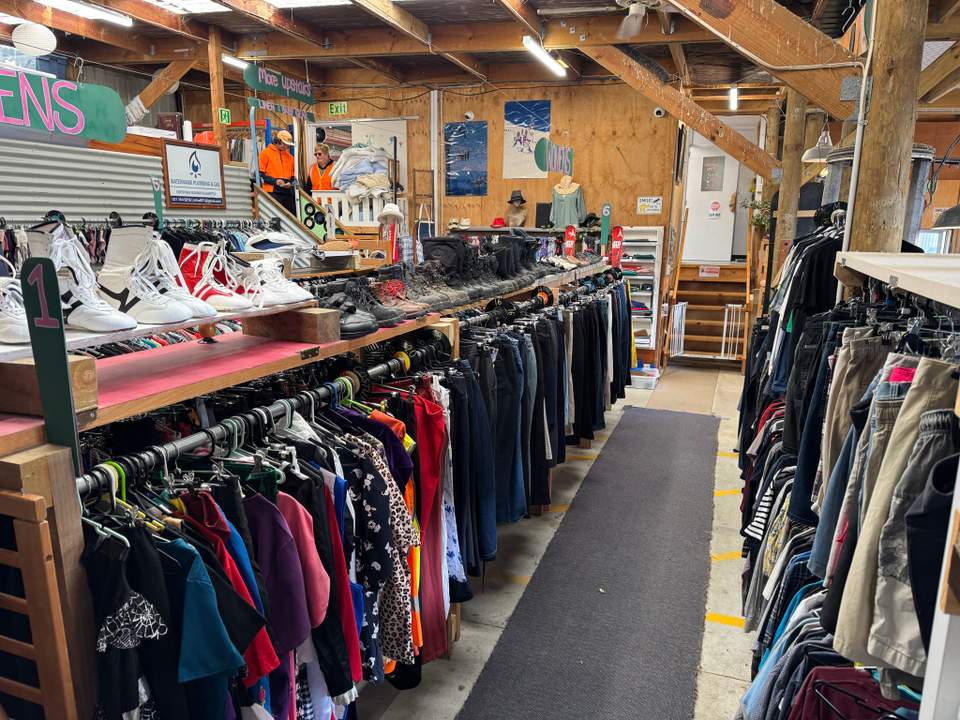 There’s only one op shop in town but it’s so amazing you don’t need more. Heaps of little containers with stuff; this is the place to get a pair of skis, boots and camping gear for an absolute bargain