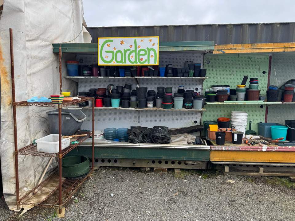 There’s only one op shop in town but it’s so amazing you don’t need more. Heaps of little containers with stuff; this is the place to get a pair of skis, boots and camping gear for an absolute bargain