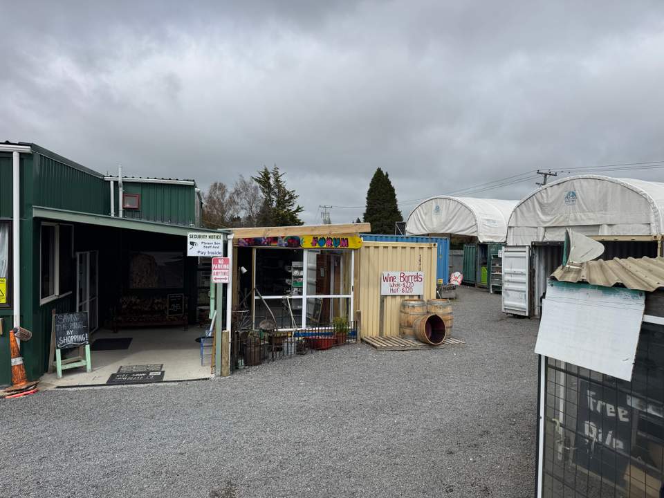 There’s only one op shop in town but it’s so amazing you don’t need more. Heaps of little containers with stuff; this is the place to get a pair of skis, boots and camping gear for an absolute bargain