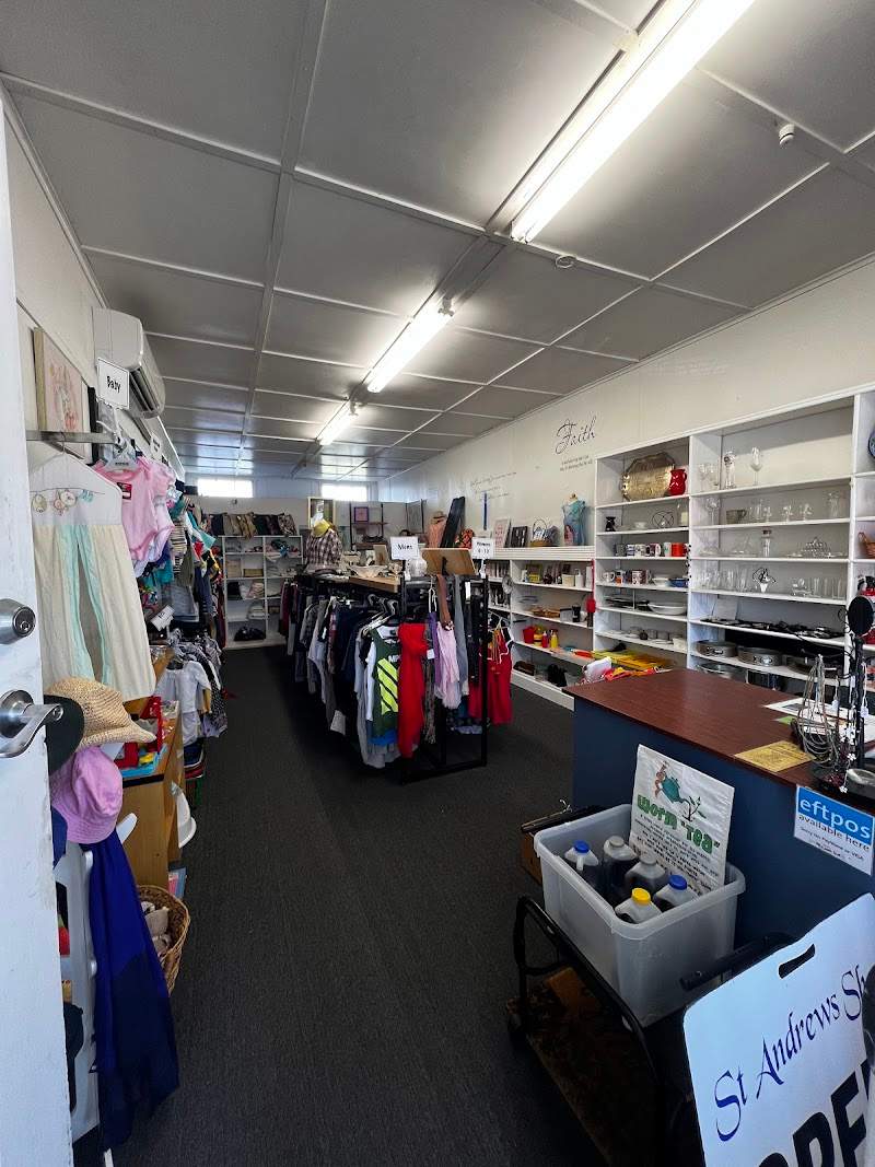 Check out St Andrews Op Shop in Te Kauwhata