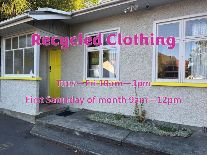 Check out Recycled Clothing on King Street in Rangiora