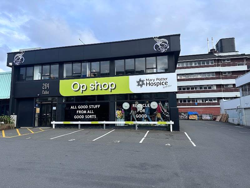 Check out Mary Potter Hospice Shop – Cuba Street in Te Aro