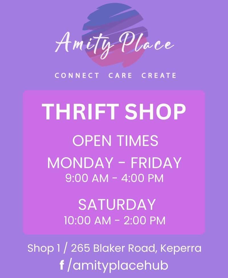 Check out Amity Place Thrift Shop Keperra in Keperra