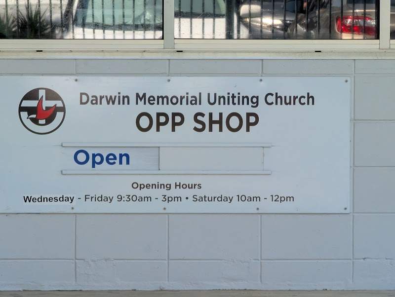Check out Darwin Memorial Uniting Church Op Shop in Darwin City