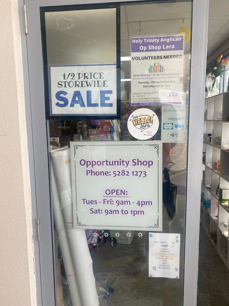 Check out Holy Trinity Lara Op Shop in Lara
