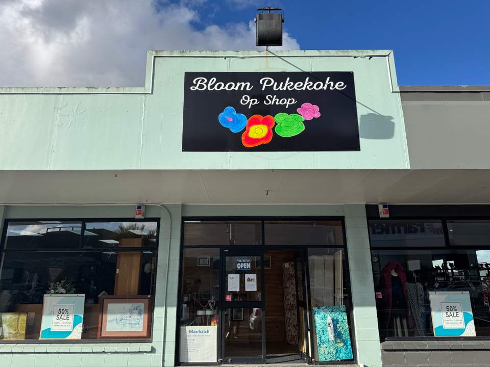Check out Bloom Pukekohe Op Shop in Pukekohe